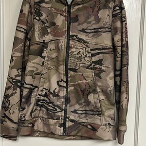 Under Armour Camaflouge Youth Medium Storm ColdGear Hoodie
